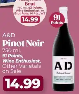 Roche Bros A&D Pinot Noir offer