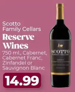 Roche Bros Scotto Family Cellars Reserve Wines offer