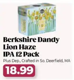 Roche Bros Berkshire Dandy Lion Haze offer