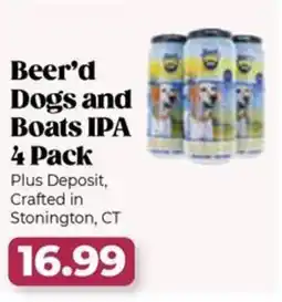 Roche Bros Beer'd Dogs and Boats offer