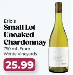Roche Bros Eric's Small Lot Unoaked Chardonnay offer