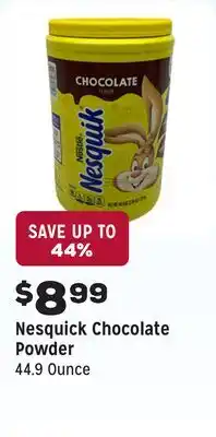 Grocery Outlet Chocolate Powder offer