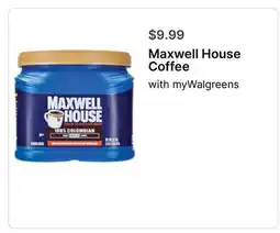 Walgreens Maxwell House Coffee offer