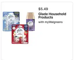 Walgreens Glade Household Products offer