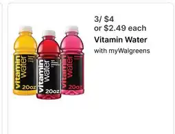 Walgreens Vitamin Water offer