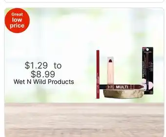 Walgreens Wet N Wild Products offer