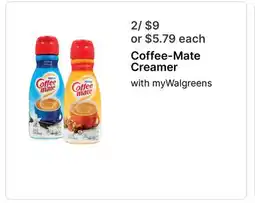 Walgreens Coffee-Mate Creamer offer