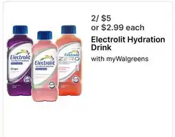 Walgreens Electrolit Hydration Drink offer