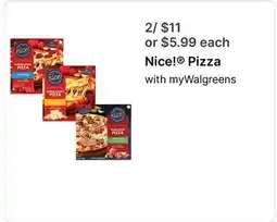 Walgreens Nice! Pizza offer