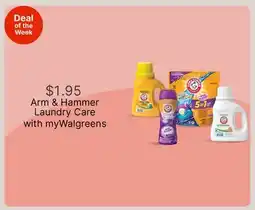 Walgreens Arm & Hammer Laundry Care offer