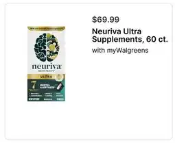 Walgreens Neuriva Ultra Supplements offer