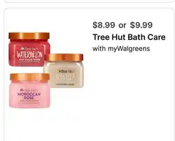 Walgreens Tree Hut Bath Care offer