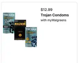 Walgreens Trojan Condoms offer