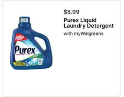 Walgreens Purex Liquid Laundry Detergent offer