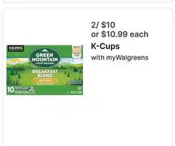 Walgreens K-Cups offer