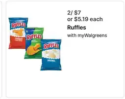 Walgreens Ruffles offer