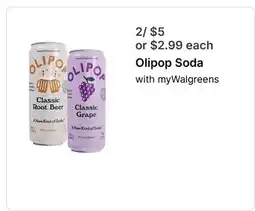 Walgreens Olipop Soda offer