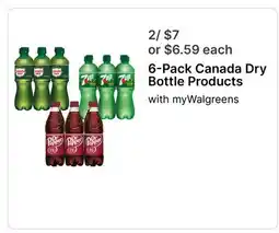 Walgreens 6-Pack Canada Dry Bottle Products offer