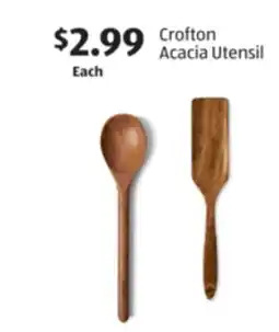 Aldi Crofton Acacia Utensil offer