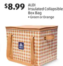 Aldi ALDI Insulated Collapsible Box Bag offer
