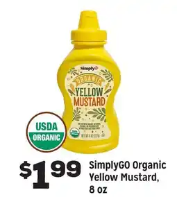 Grocery Outlet SimplyGO Organic Yellow Mustard offer
