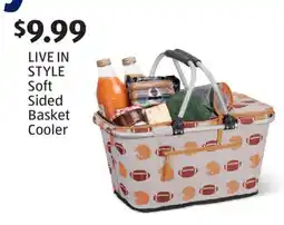 Aldi LIVE IN STYLE Soft Sided Basket Cooler offer