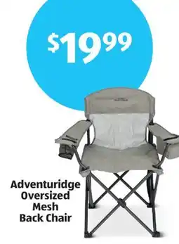 Aldi Adventuridge Oversized Mesh Back Chair offer