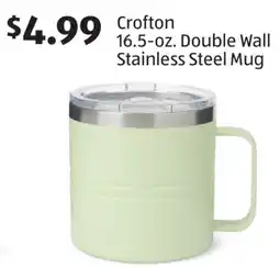 Aldi Crofton Double Wall Stainless Steel Mug offer