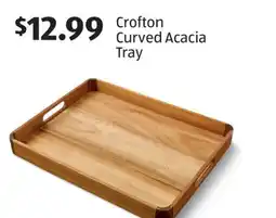Aldi Crofton Curved Acacia Tray offer