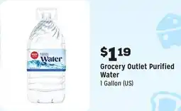 Grocery Outlet Purified Water offer
