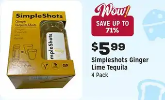 Grocery Outlet Ginger Lime Tequila offer