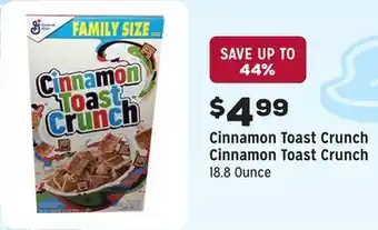 Grocery Outlet Cinnamon Toast Crunch offer
