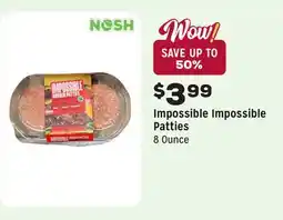 Grocery Outlet Impossible Patties offer