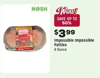 Grocery Outlet Impossible Patties offer