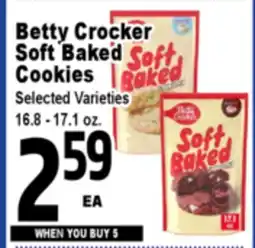 Superior Grocers Betty Crocker Soft Baked Soft Baked Cookies offer