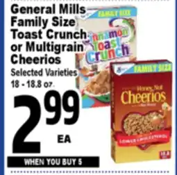Superior Grocers General Mills Family Size Toast Crunch offer
