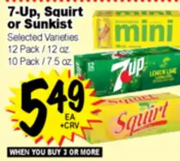 Superior Grocers 7-Up, Squirt or Sunkist offer