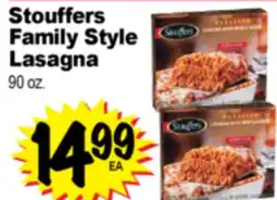 Superior Grocers Stouffers Family Style Lasagna offer