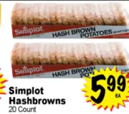 Superior Grocers Simplot Hashbrowns offer