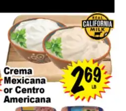 Superior Grocers Crema Mexicana Centro offer