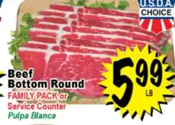 Superior Grocers Beef Beef Bottom Round offer