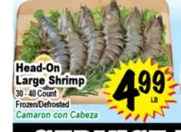 Superior Grocers Head-On Large Shrimp offer