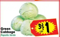 Superior Grocers Green Cabbage offer