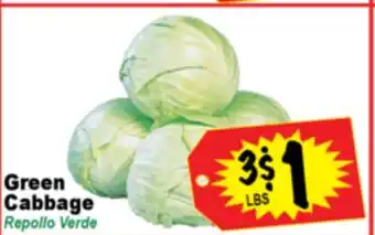Superior Grocers Green Cabbage offer