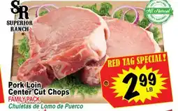 Superior Grocers Pork Loin Center Cut Chops offer