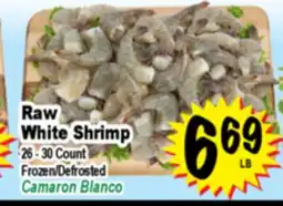 Superior Grocers Raw White Shrimp offer