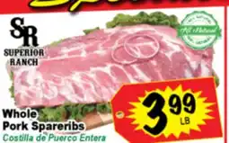 Superior Grocers Whole Pork Spareribs offer