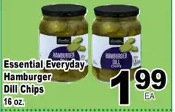 Superior Grocers Essential Everyday Hamburger Dill Chips offer