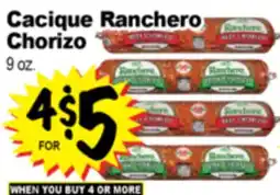 Superior Grocers Cacique Ranchero Chorizo offer