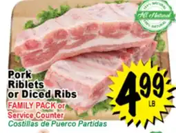 Superior Grocers Pork Riblets or Diced Ribs offer